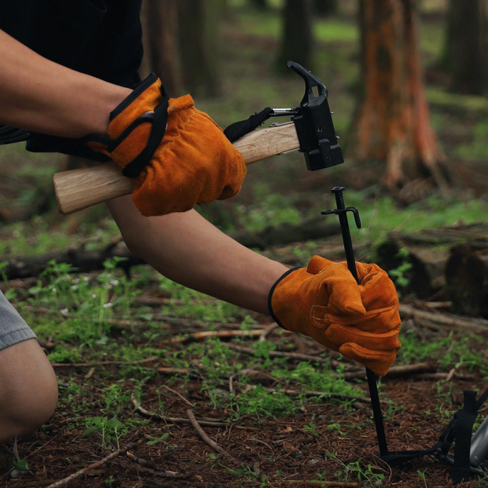 Camping Hammer Heavy Duty with Tent Stake Remover, 29cm Steel Copper Tent  Hammer -Wood Handle Tent Mallet with Holding Strap for Backpacking, Hiking  & Camping Supplies – www.knifemaster.com.au