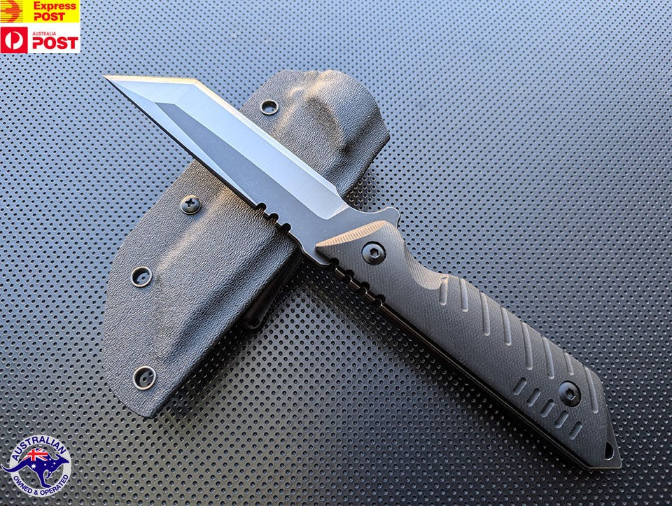 Multi functional high hardness camping survival handle knife, fixed blade tactical knife, hunting knife, survival knife, hunting and camping accessory with a combination sheath, suitable for everyday carry, outdoor gear