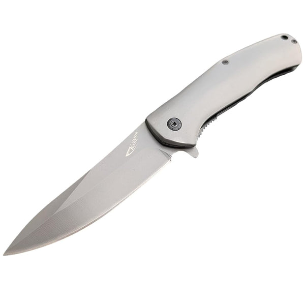 Outdoor Folding Knife with Ergonomic Handle, Ultra-Portable Camping Survival Gear for Hiking Hunting and Emergency Situations