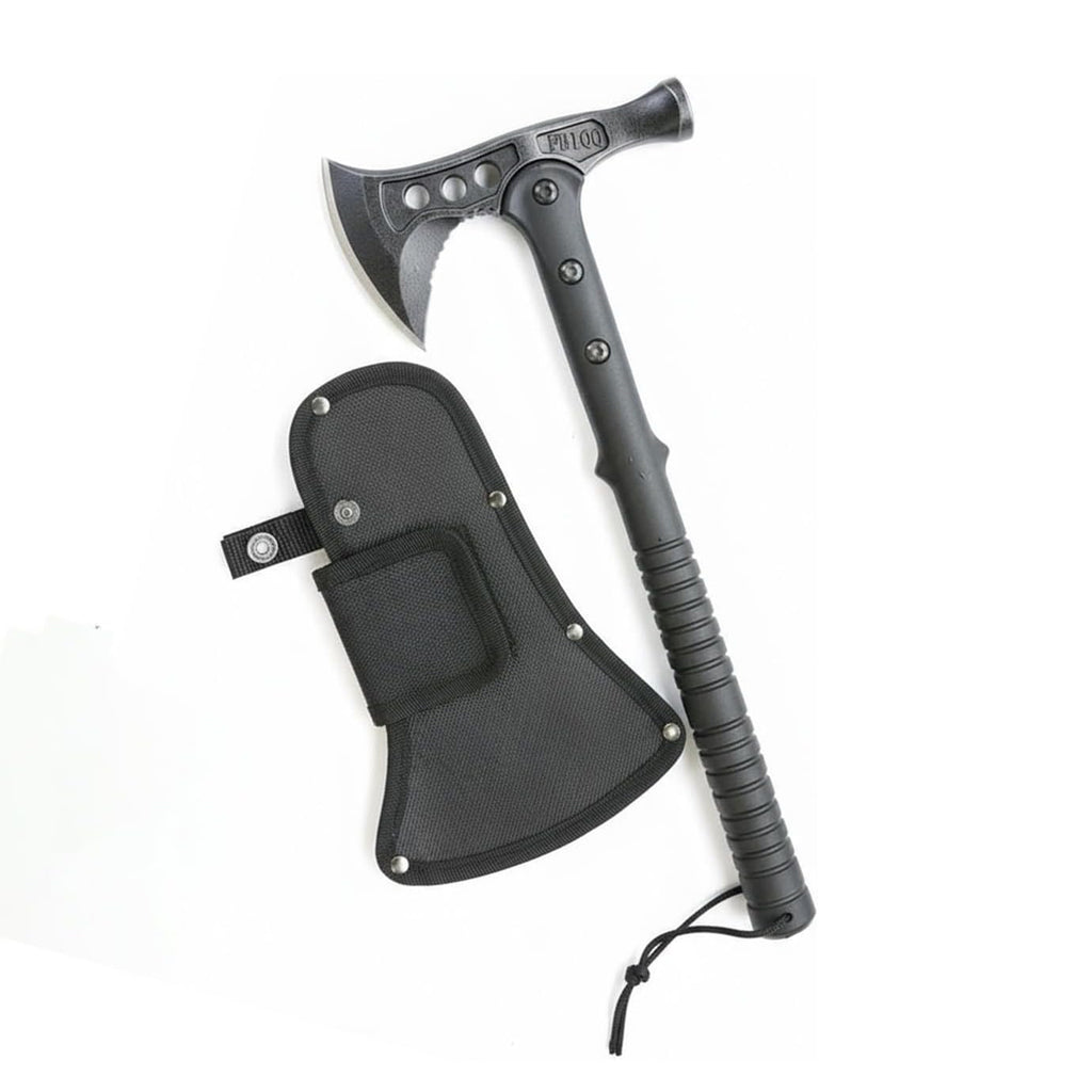 Camping Axe with Sheath,Multitool Hatchet with Non-Slip Handle, Portable Hand