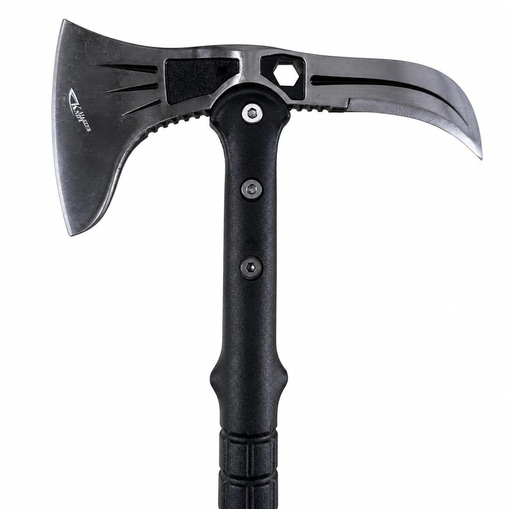Camping Hatchet, Outdoor Utility Axe with Stainless Steel Head and Non-Slip Handle, Compact Camp Axe for Camping, Hiking, Backpacking, Yard Work and Outdoor Gear