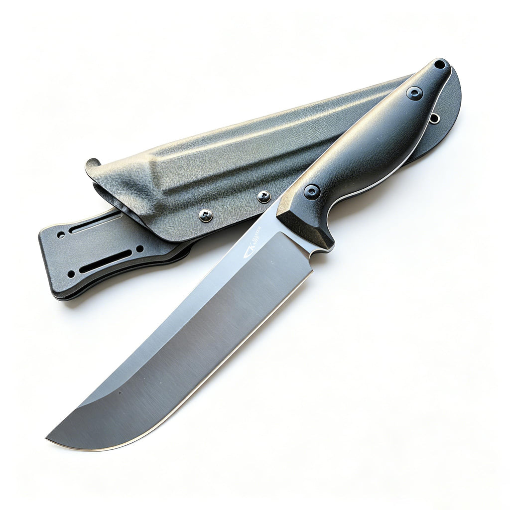 Knife Master Fixed Blade Utility Knife with Kydex Sheath, 420HC Steel