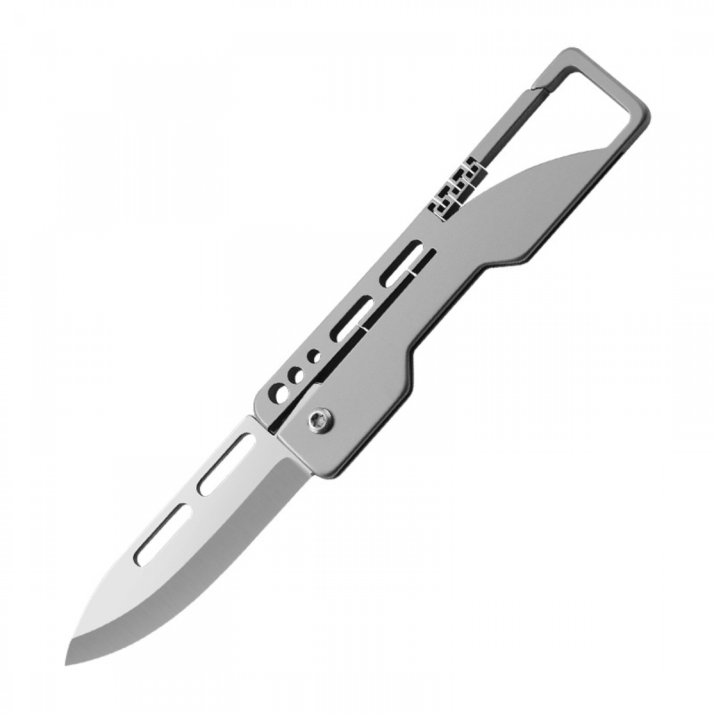 Knife Master Titanium Alloy EDC Folding Knife, Mini Folding Pocket Knife, 5Cr13Mov Steel, 1.7 Inch Blade, Suitable for Daily Carry and Outdoor Activities