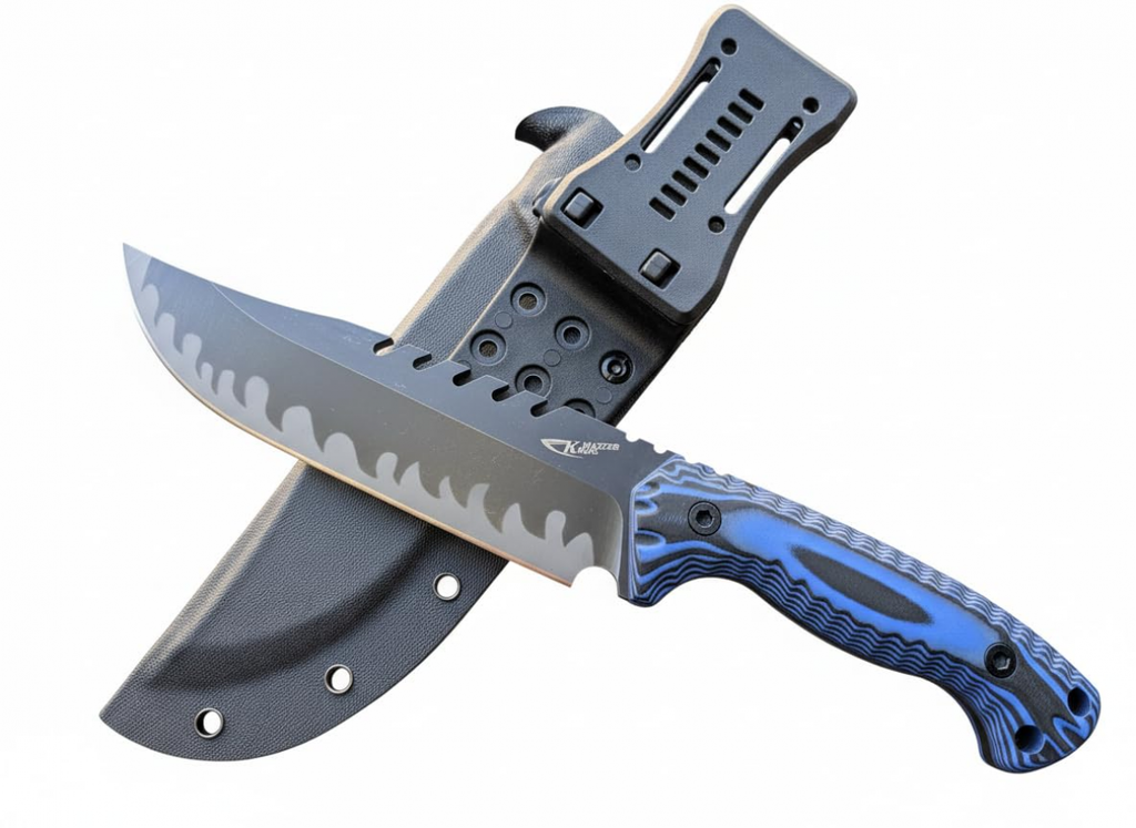 Knife Master 12-inch fixed blade knife, multi purpose tool knife, EDC knife, suitable for outdoor camping, adventure, hiking