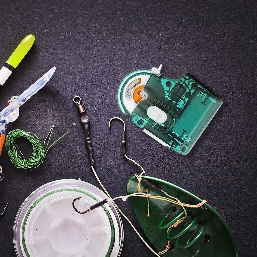 electronic fishing hook line tier Electric Device Automatic Fishing Hook Tier Tool, Electric Fast Tyer Machine Tying Device Tie Knot Lure Fishing Hook Line Bundle Quick Knot Device,Fishing Tackle,Fishing Accessories – KnifeMaster Australia