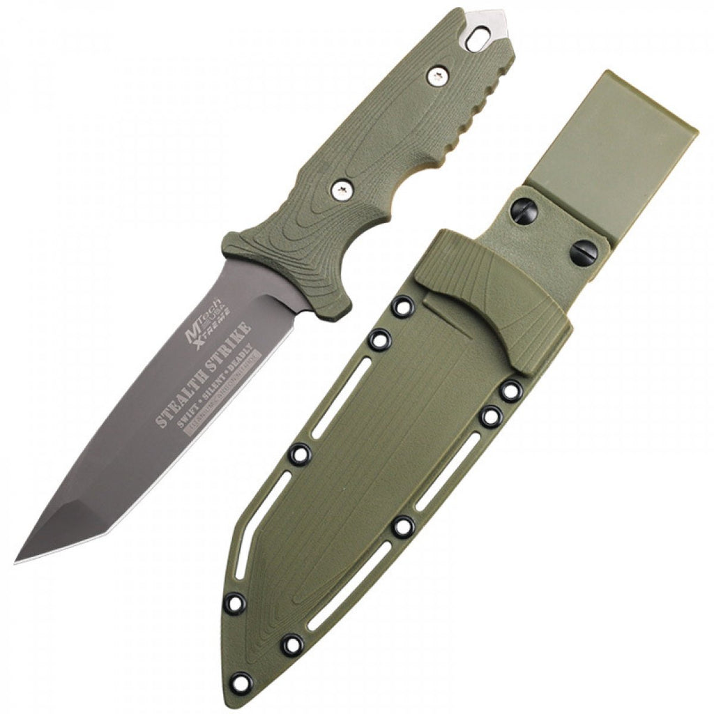 Outdoors Fixed Blade Knife with Sheath, Survival Knife with Superior G-10 Non-Slip Handle for Camping EDC - 8.7 Inches