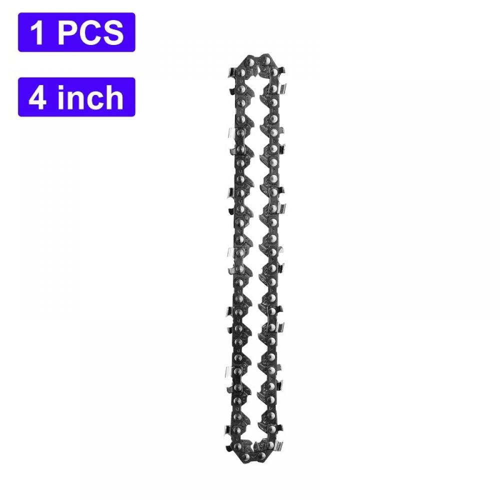 4-Pack Chainsaw Chains – Replacement For Mini Electric Chain Saw – Silver