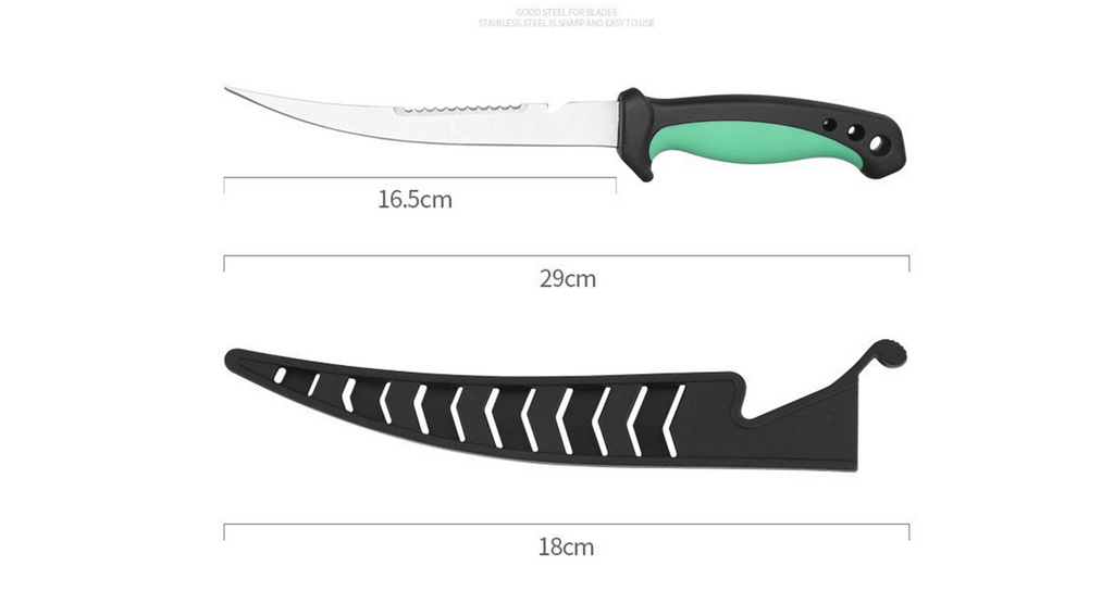 Fishing Fillet Knife,6.5 Inches Razor Sharp 3CR13 Stainless Steel