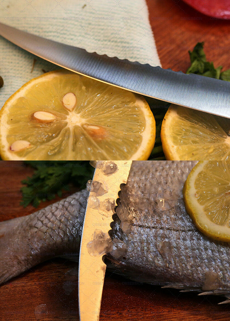 Fishing Fillet Knife,6.5 Inches Razor Sharp 3CR13 Stainless Steel Fill –