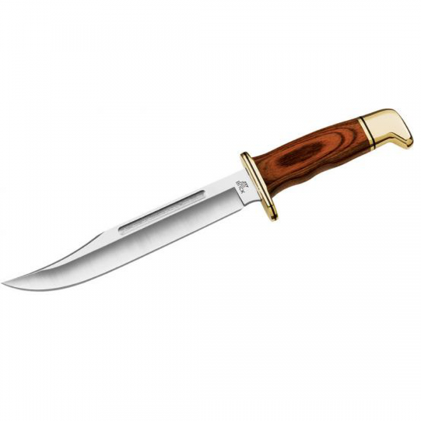 Buck General Hunting Knife Fixed Blade With Cocobola Dymondwood Handles - www.knifemaster.com.au