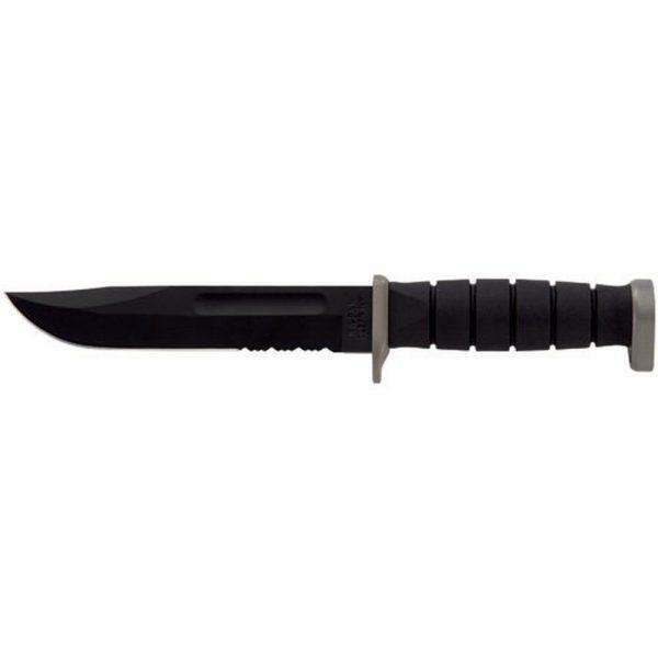 KA-BAR Extreme Fighting Knife Combo Blade With Kraton G Handle - www.knifemaster.com.au