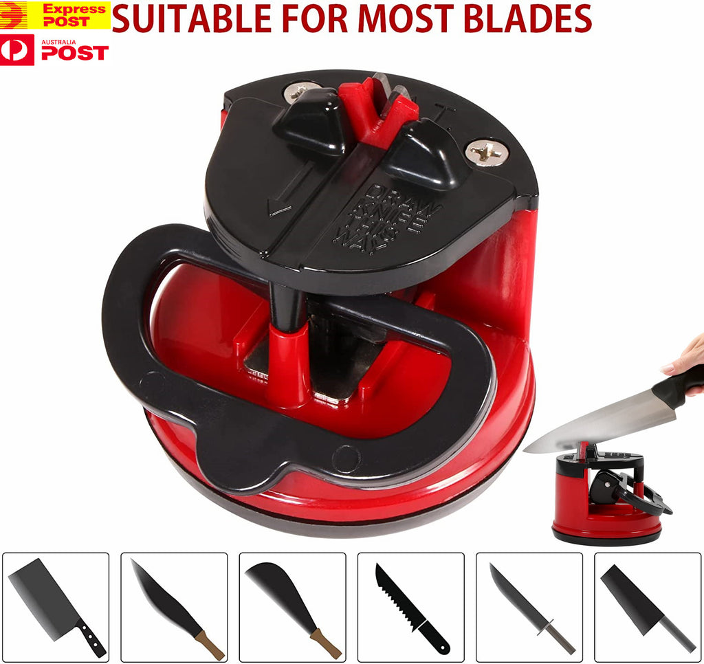 Small Knife Sharpeners, Professional Knife Sharpening Tool Helps Repair, Restore and Polish Blades,Non-Slip Suction Cup Design,Safe and Easy to Use,Suitable for All Blade Types