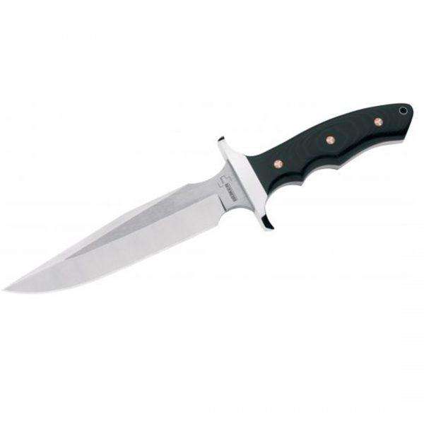 Boker Plus Valkyrie Combat Knife Satin Blade, Micarta Handles With Additional Leather Sheath - www.knifemaster.com.au