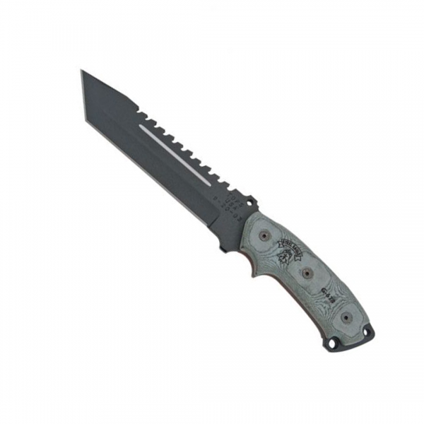 TOPS Knives Steel Eagle Fixed Carbon Tanto Blade - www.knifemaster.com.au