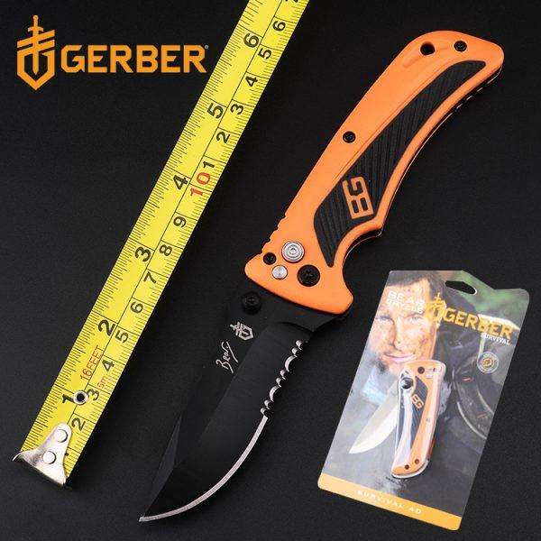 Gerber Knife Bear Grylls Survival AO Folding Pocket Outdoor Knife - www.knifemaster.com.au