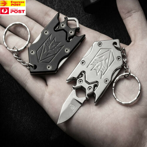 Mini Folding EDC Knife, Stainless Steel Outdoor Pocket Tactical Knife