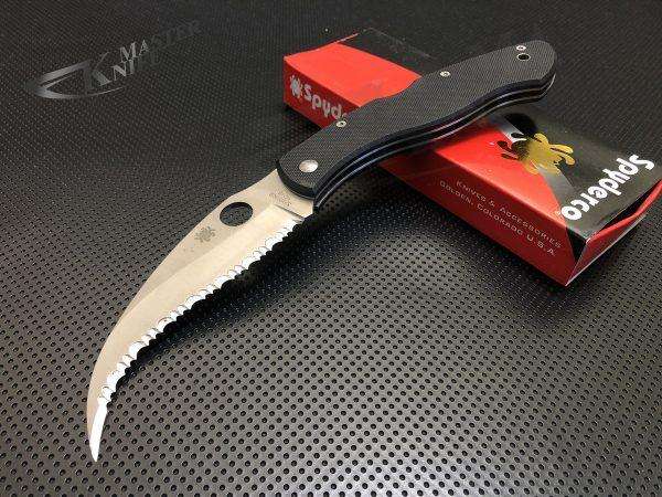 Military Camping Hunting Knife Pocket Claw Rescue Edge G10 Handle Black - www.knifemaster.com.au