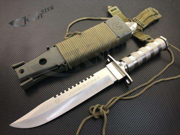 Large Hunting Knife Bowie Sharp Fixed Blade Camping Military Outdoor Survival - www.knifemaster.com.au